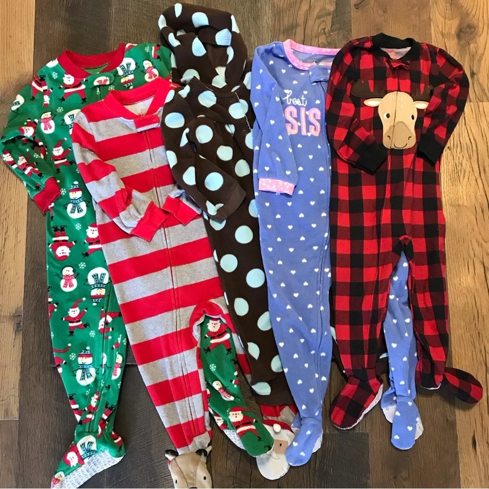 Carter's Toddler Footed Pajamas' Size 18M - 24M - 2T